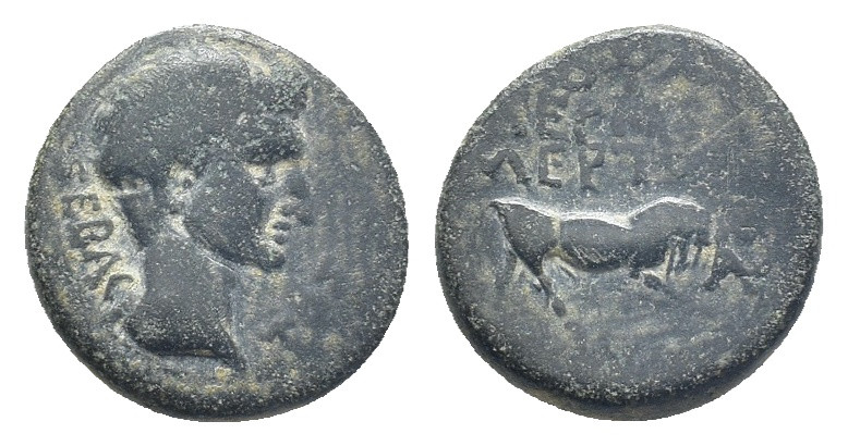 PHRYGIA. Eumeneia. Tiberius, 14-37. Ae (17mm, 5.4 g) struck under the magistrate...