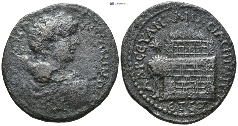 Pontus, Amasia. Caracalla. A.D. 198-217. AE (10.4 Gr. 28mm.)
Laureate, draped an...