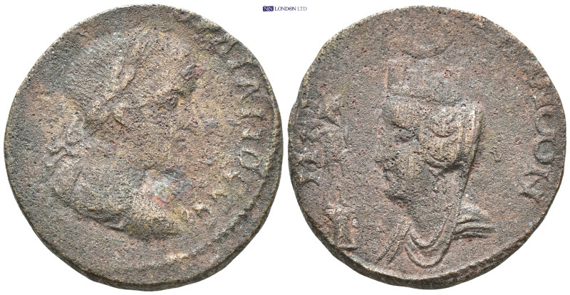 Mesopotamia, Carrhae. Gordian III. AD 238-244. AE (13.8 Gr. 6mm.). 
Laureate, dr...