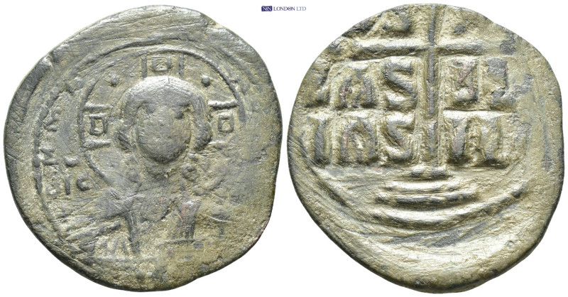 Anonymous (Romanus III) 1028-34, AE Follis (8.99 Gr. 29mm.) 
Facing bust of Chri...