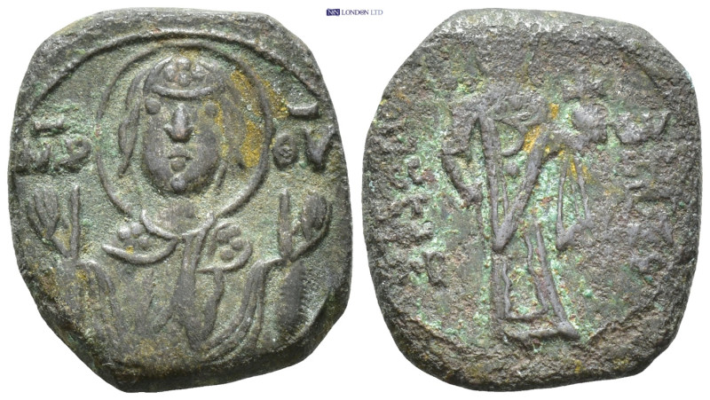 John II Comnenus, AD 1118-1143. AE, Tetarteron. (18mm, 3.41 g). Constantinople. ...