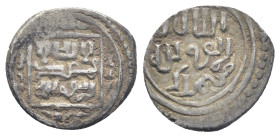 GERMIYAN.Mehmed bey.1341-1361 AD.AR Akce. (14mm, 1.22 g) Arabic legand / Arabic legand