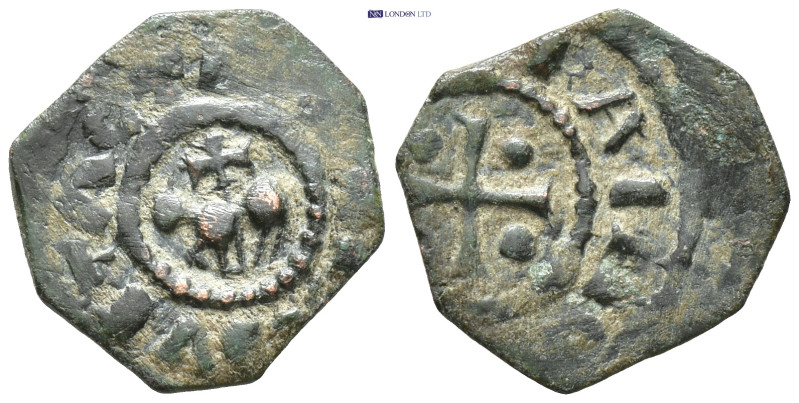 Cilician Armenia, Levon V. (?) (1373-1375). AR Obol (1 Gr. 14mm.)