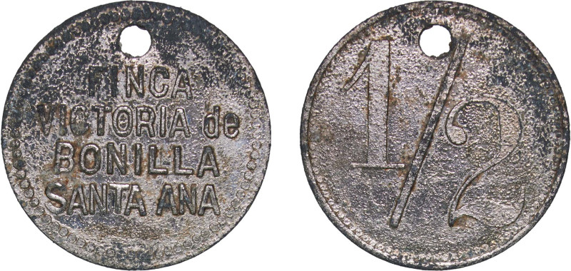 El Salvador Republic ND Token - Finca victoria de Bonilla, Santa Ana 1.77g XF