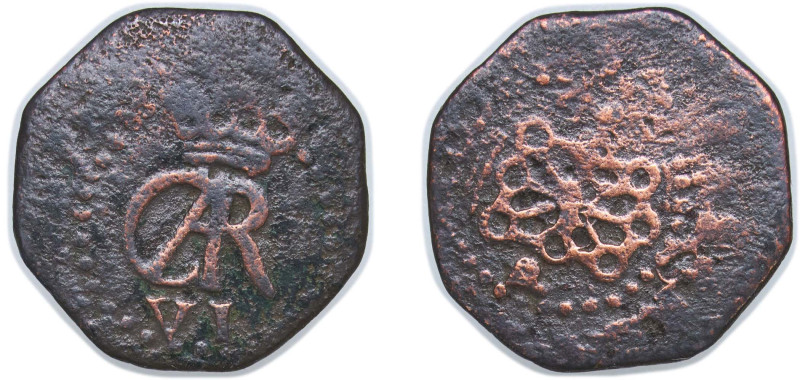 Spain Kingdom of Navarre Spanish states 1760 - 1788 PA 4 Cornados - Charles III ...