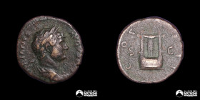 Imperio Romano, Roma o Antioquia. Semis. 125-128 (Adriano).