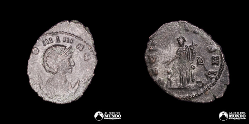 Imperio Romano, ceca de Roma. Antoniniano. 265-267. Reinado del emperador Galien...