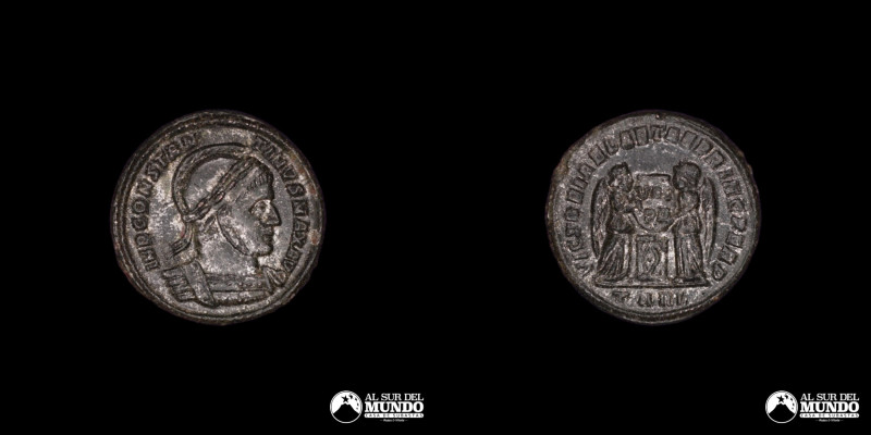 Imperio Romano, Arles. Centenional. 319-320. Busto del emperador Constantino I c...