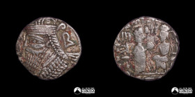 Imperio Parto, Seleucia del Tigris. Tetradracma. 147-191 (Vologases IV).
