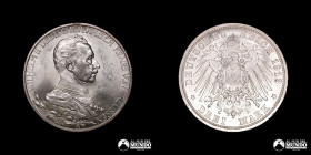 Alemania (Imperio Aleman), Prusia. 3 Marcos. 1913 A