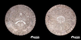 Argentina, Provincias Unidas. 8 Reales. 1815 F. Error PROVICIAS
