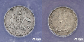 Australia. 6 Peniques. 1911. ANACS EF40.