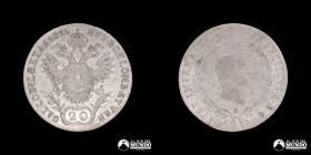 Austria (Imperio Austriaco). 20 Kreuzers. 1825.