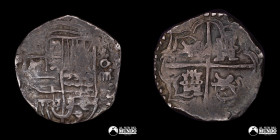 Bolivia, Potosi. 4 Reales (macuquina). 1616-7 (Felipe III). M.