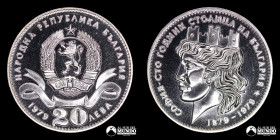 Bulgaria. 20 Leva 1979. Conmemorativa: Centenario de Sofia como capital de Bulgaria.