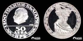 Bulgaria. 50 Leva 1981.