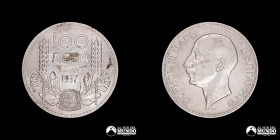 Bulgaria. 100 Leva 1937.