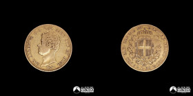 Cerdeña. 20 Liras. 1841. Oro