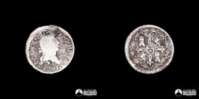 Chile, Santiago. ¼ Real 1791 (Carlos IV).