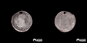 Chile, Santiago. 1 Real 1789 (Carlos IV). DA.