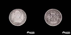 Chile, Santiago. 1 Real 1801 (Carlos IV). AJ.