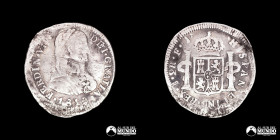Chile, Santiago. 2 Reales 1810 (Fernando VII). FJ.