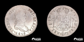 Chile, Santiago. 8 Reales 1815 (Fernando VII). FJ.