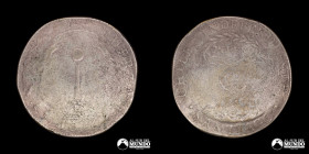 Chile, Santiago. 1 Peso "Independiente". 1826. Copia "Vicencio", años 60-70.