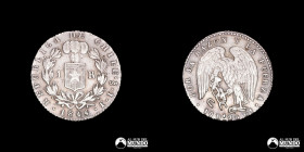 Chile, Santiago. 1 Real "Rompecadenas". 1844. IJ.