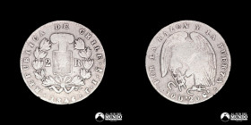 Chile, Santiago. 2 Reales "Rompecadenas". 1846. IJ.
