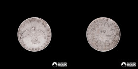 Chile, Santiago. 1 Decimo "Paloma". 1855.