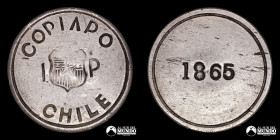 Chile, Copiapo. 1 Peso "Copiapo". 1865.