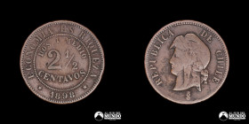 Chile. 2 ½ Centavos 1898