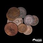 Chile. Lote de once monedas de cobre a catalogar. 1851-1919.