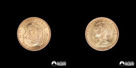 Chile, Santiago. 20 Pesos "Libertad". 1961. Oro.