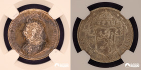 Chipre. 9 Piastras. 1921. NGC AU50.