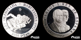 España, Madrid. 2.000 Pesetas 1992. Juegos Olimpicos de Barcelona de 1992: Carrera.