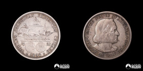Estados Unidos, Filadelfia. ½ Dolar. 1892.