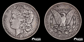 Estados Unidos, Filadelfia. 1 Dolar "Morgan". 1891.