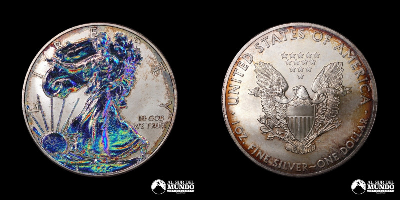 Estados Unidos, cecas de San Francisco y West Point. 1 Dolar. 2014. Anverso: Lib...