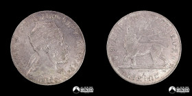 Etiopia. 1 Birr. 1897 (Menelik II).