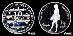 Francia. 10 Francos / 1 ½ Euro 1997. La Petite Danseuse.