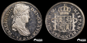 Guatemala, Nueva Guatemala. 1 Real. 1821. M. PCGS MS64PL.