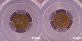 Islas Jonicas. 1 Lepton. 1835. PCGS UNC Details