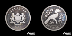 Malasia. 25 Ringgit. 1976. Serie Conservacion.