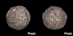 Mexico, Ciudad de Mexico. 1 Real. 1572-1589 (Felipe II). O.