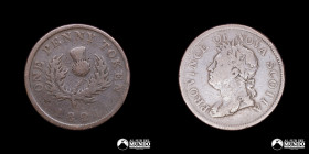 Nueva Escocia. 1 Penique. 1824 (Jorge IV).