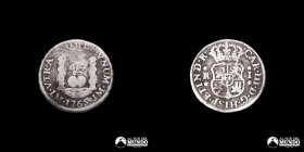 Peru, Lima. 1 Real (columnaria). 1765 (Fernando VI). JM.