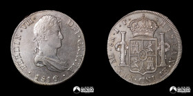 Peru, Lima. 8 Reales. 1816 (Fernando VII). JP.