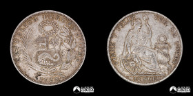 Peru, Lima. ½ Sol. 1929.